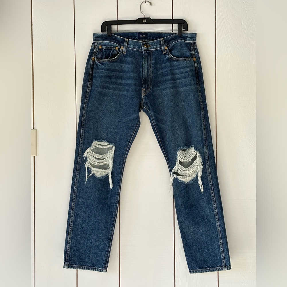 KHAITE Kyle Jeans Tucson Blue Sz 30 NEW - Picture 3 of 13